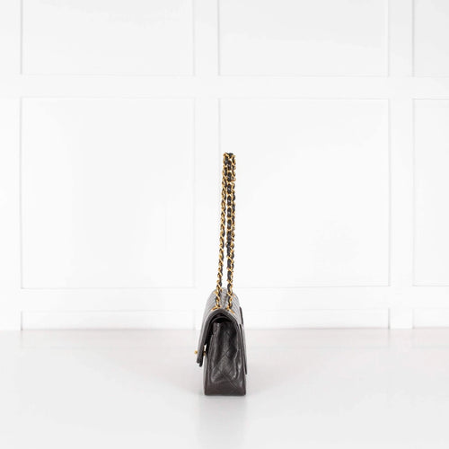 Chanel Small Black Lambskin Vintage Classic Flap Bag 1996-1997