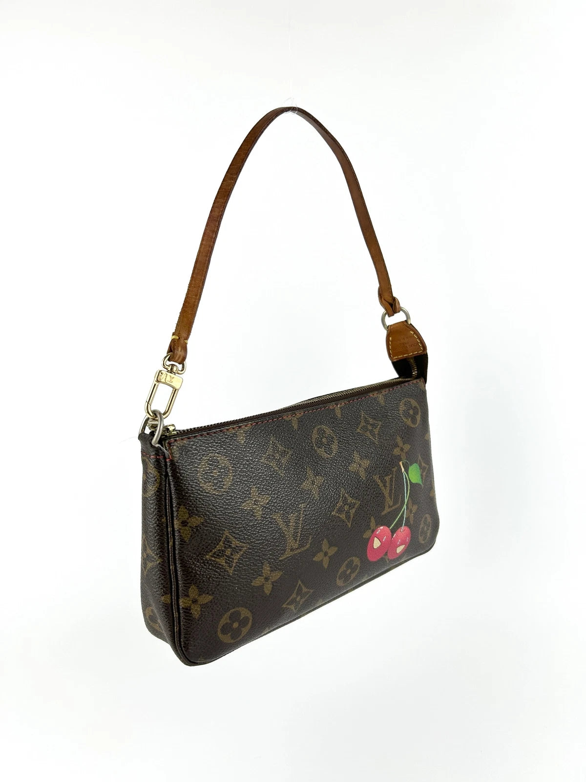 Vintage Louis Vuitton Monogram Cherry Pochette Accessoires Early 2000s