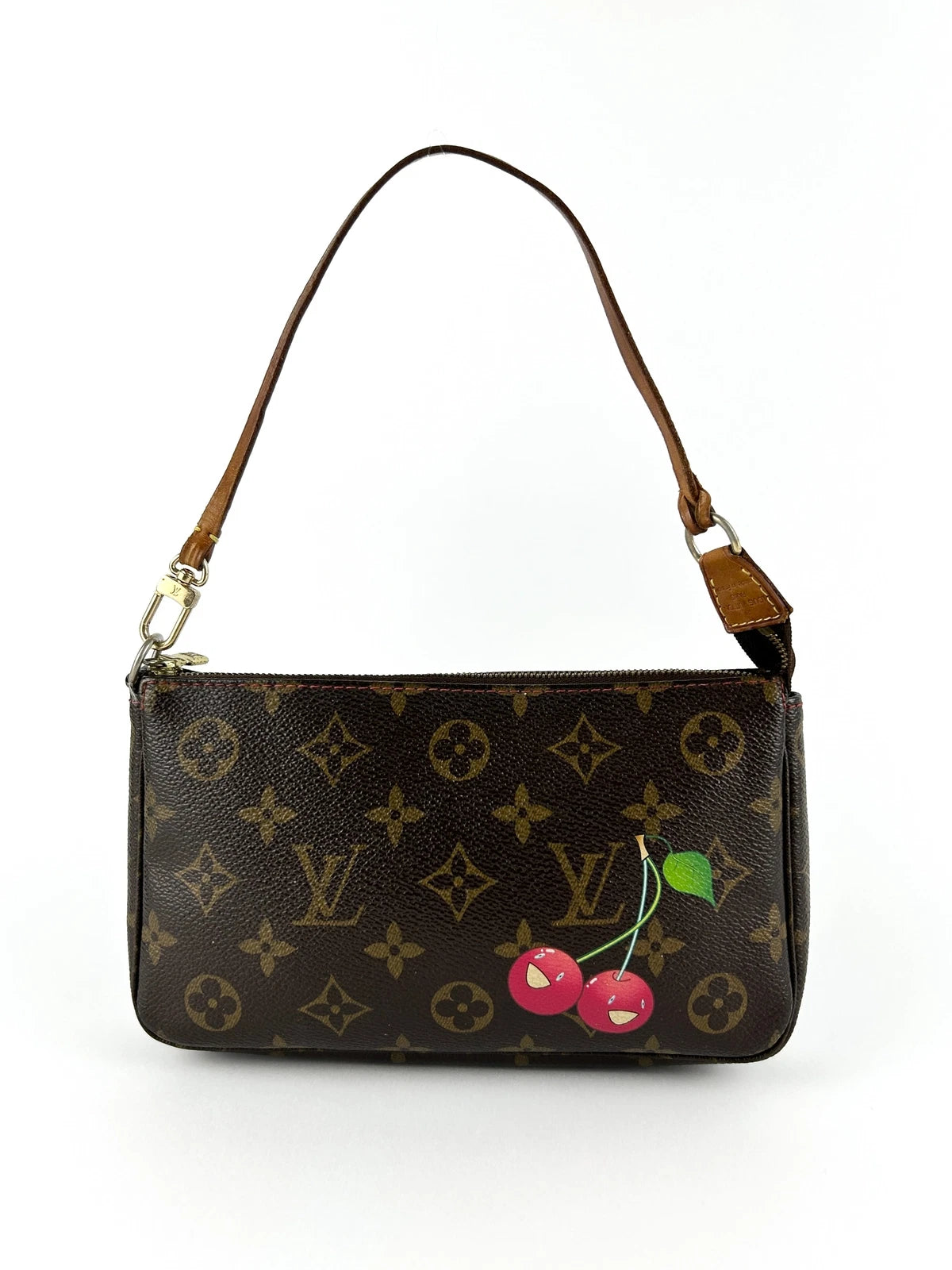 Vintage Louis Vuitton Monogram Cherry Pochette Accessoires Early 2000s