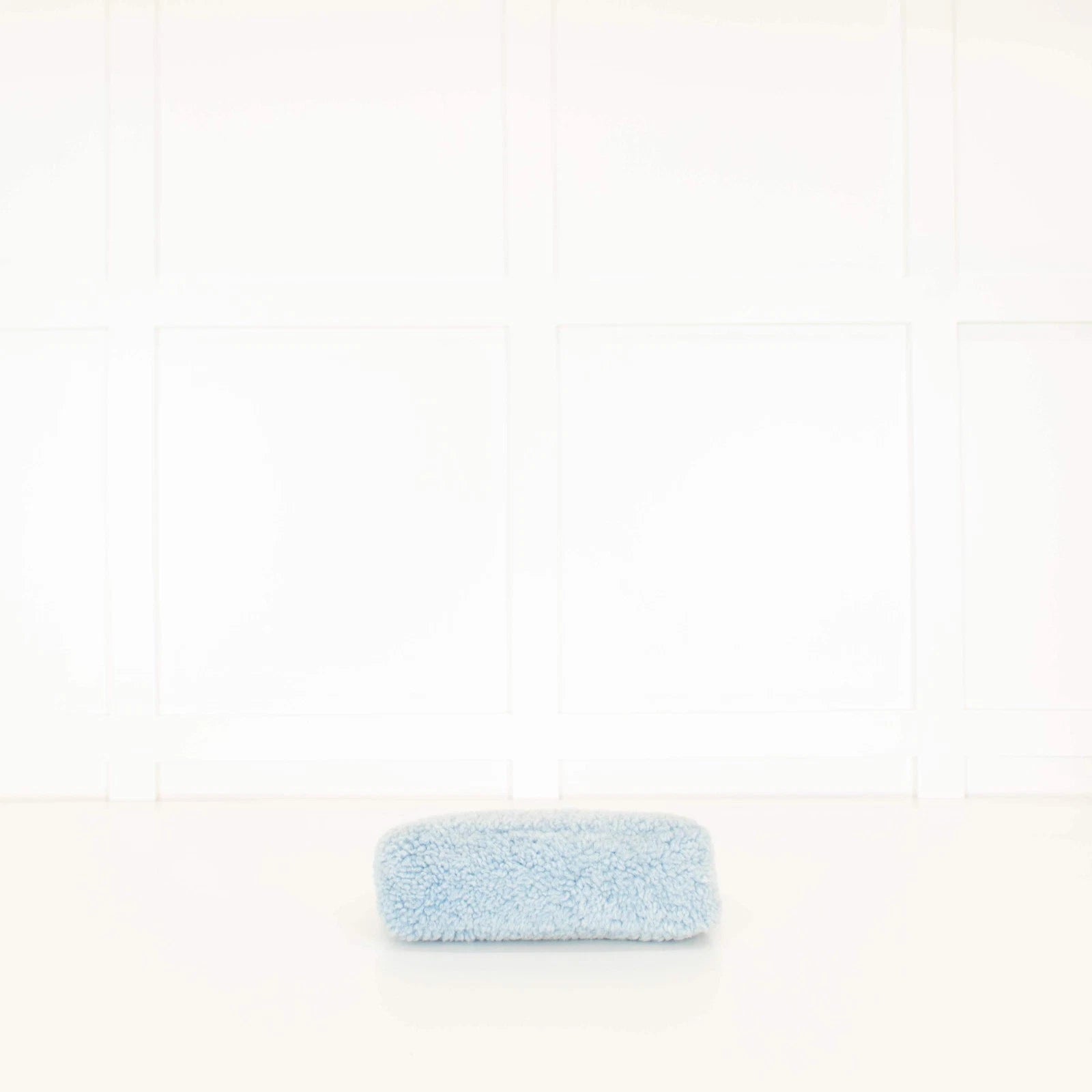 Prada Re-Edition 2000 Blue Shearling Shoulder Bag